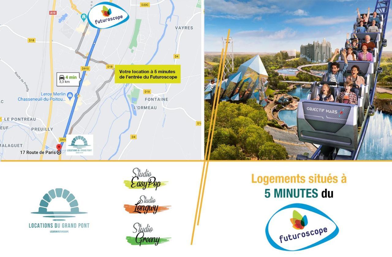 Locations Du Grand Pont - Appart Hotel Poitiers - Futuroscope Chasseneuil-du-Poitou Buitenkant foto